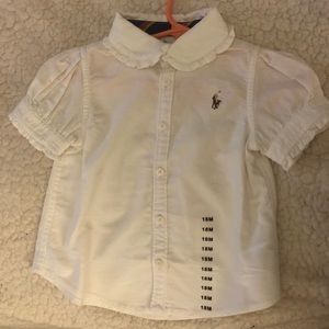 Baby Girls Ralph Lauren Short Sleeve Top